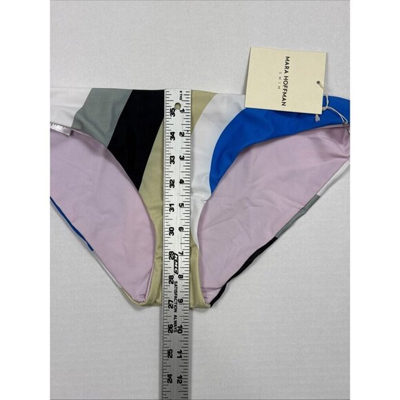 Mara Hoffman Women's M ZOA Sage Swim Bikini Bottom Sage Multi NWT UPF50+  9290 - Picture 6 of 15